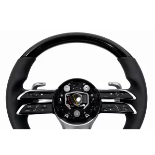 Руль AMG 2021-Style (черный, 4pin) фото 4